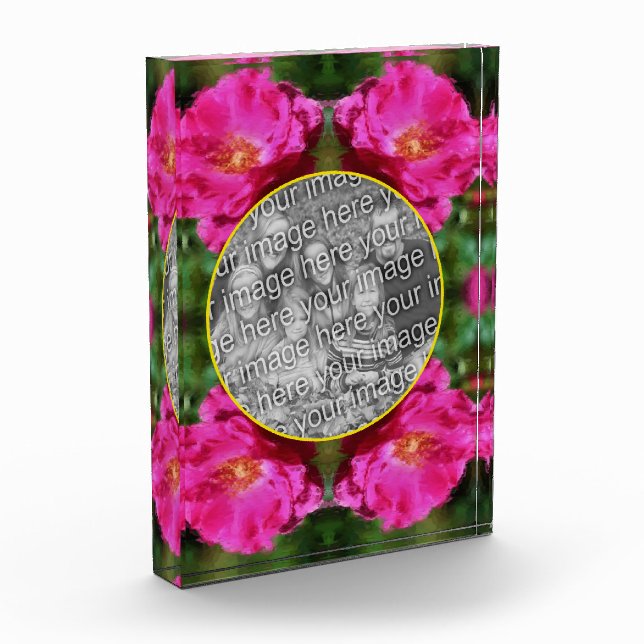 Bloc Photo Rose Rose Painting Flower Ajouter votre (Gauche)