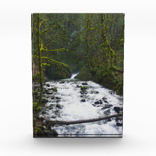 Bloc Photo Ruissellement de Bridal Veil Falls, OR