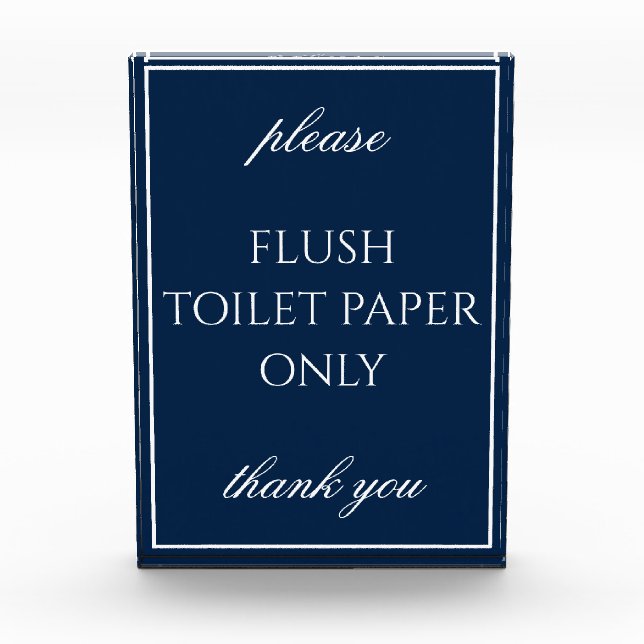 Bloc Photo Salle de bain classique simple bleu foncé bloc sep (Devant)