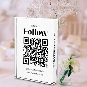 Bloc Photo Scannez pour suivre le code QR de l'entreprise des