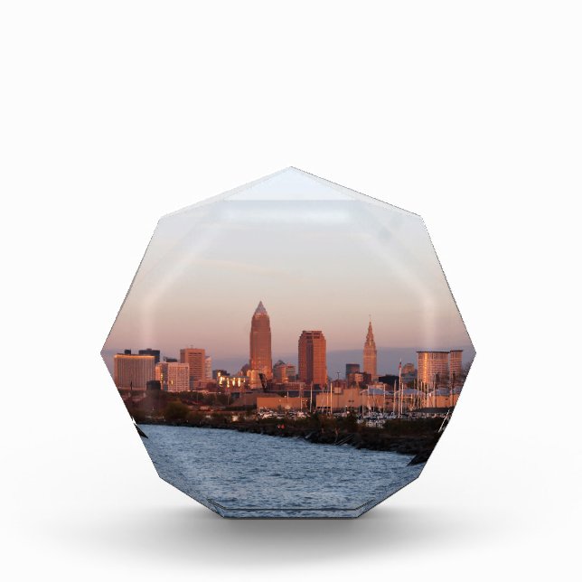 Bloc Photo Scène Cleveland Skyline (Devant)