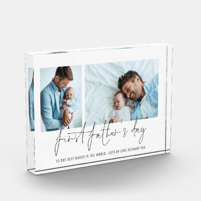 Bloc Photo Script photo de la première Fête des pères 2 (Gauche)