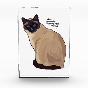 Bloc Photo Siamese cat cartoon