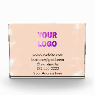 Bloc Photo simple et minimal ajouter votre logo/design ici te