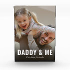 Simple minimaliste photo calligraphie papa et moi