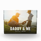 Simple minimaliste photo papa et moi personnalisée