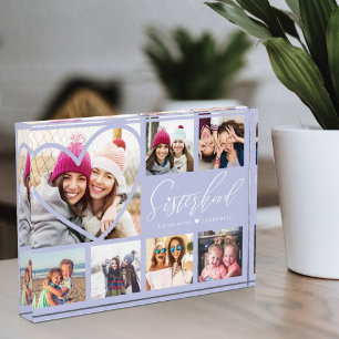 Bloc Photo Sisterhood Script BFFs Heart 7 Photo Grid Collage