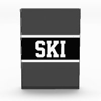 SKI Bold Moderne Gris Noir Blanc Blancs Athlétisme