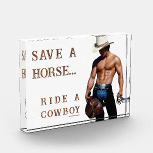 Bloc Photo SlipperyJoe's Save a horse Ride A Cowboy casquette