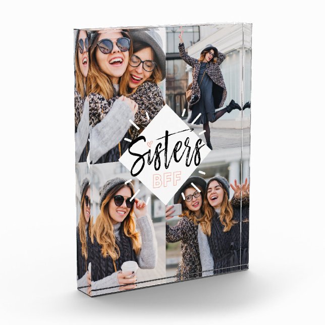 Bloc Photo Soeurs BFF | Meilleur Collage photo de Friends For (Gauche)