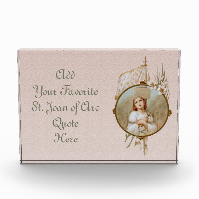 Bloc Photo St. Jeanne d'Arc brûlé à l'emprise (BF 01) (Devant)