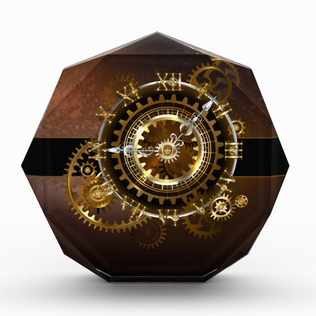 Bloc Photo Steampunk clock with antique gears (Devant)