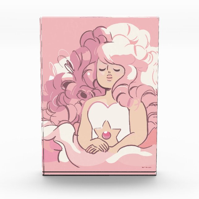 Bloc Photo Steven Universe | Illustration de quartz Rose (Devant)