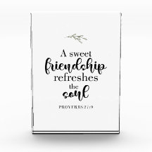 Sweendship Bible Verse Citation Lettrée à la main