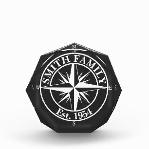 Bloc Photo Symbole personnalisable du monogramme étoile de la