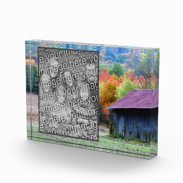 Bloc Photo Tabac Grange Automne Ajouter Votre Propre (Droite)