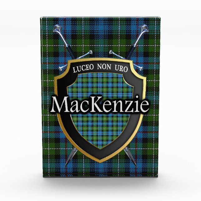 Bloc Photo Tartan écossais du Mackenzie de clan (Devant)