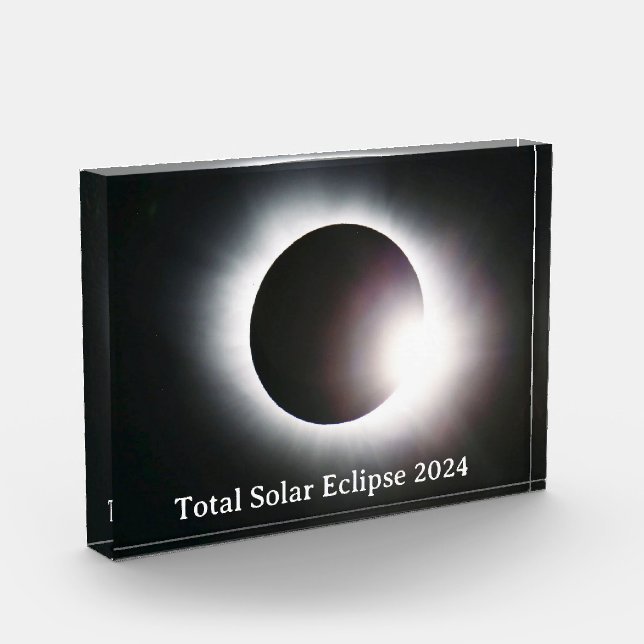 Bloc Photo Total éclipse solaire 2024 (Gauche)