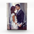 Typographie moderne simple de l'amour | avec la