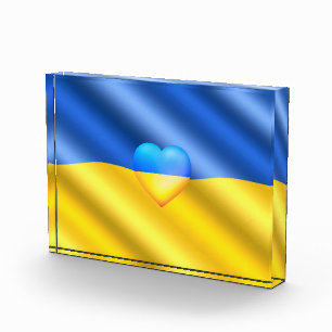 Bloc Photo Ukraine - Soutien - Liberté Paix - drapeau ukrain