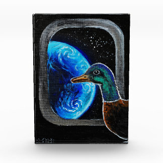 Bloc Photo Un canard envoyé dans l'espace extra-atmosphérique