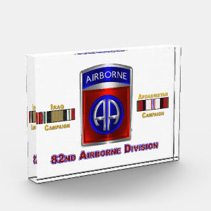 Bloc Photo Vétéran de la 82e division aéroportée Irak Afghani