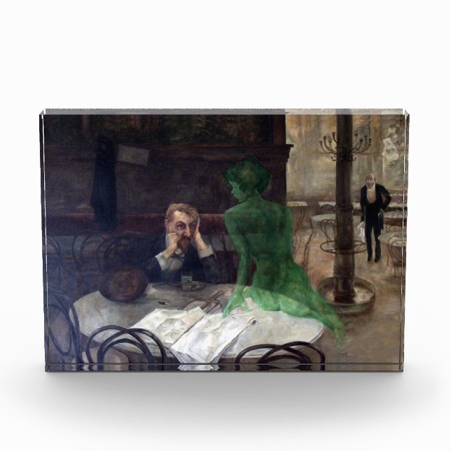 Bloc Photo Viktor Oliva L'Absinthe Drinker Poster (Devant)
