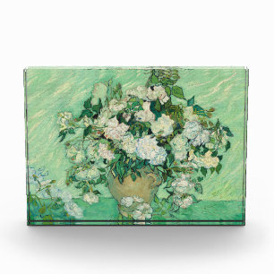Bloc Photo Vincent van Gogh Roses Impressionniste