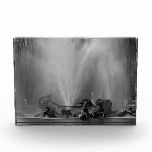 Bloc Photo Vintage France Versailles château Fontaine Apollo