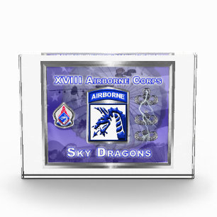 Bloc Photo XVIII Airborne Corps Sky Dragons Custom