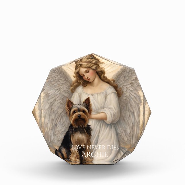 Bloc Photo Yorkshire Terrier Love Never Mores Memorial (Devant)