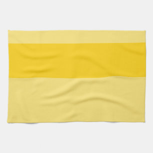 Blocage jaune deux tons serviette de cuisine
