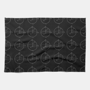 Bloch Sphere   Quantum Bit (Qubit) Physics / Math Kitchen Towel