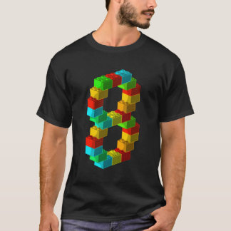Block Building 8Th 8 T-Shirt