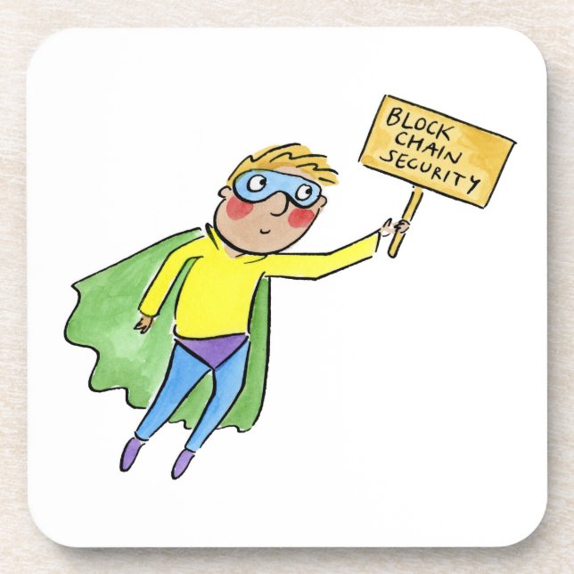 Block Chain Security Coaster (Front)