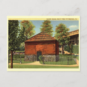 Block House, Pittsburgh, Pennsylvania Vintage Postcard