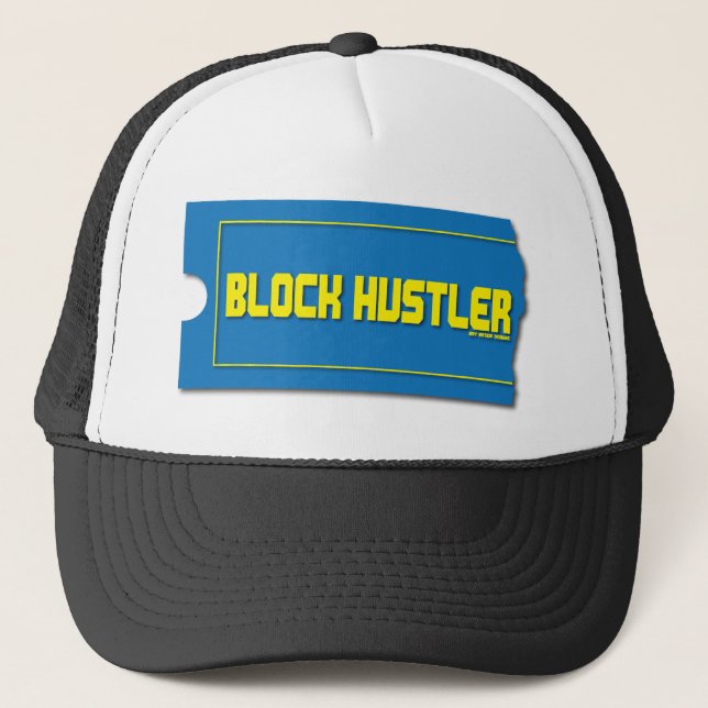Block Hustler Trucker Hat (Front)
