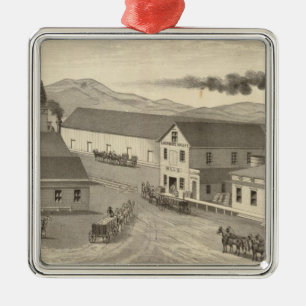 Block I, Livermore Metal Ornament
