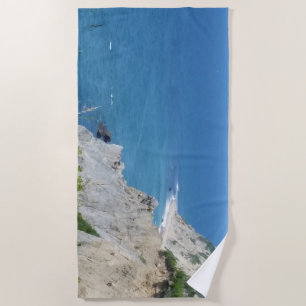 Block Island Bluffs - Block Island, Rhode Island Beach Towel