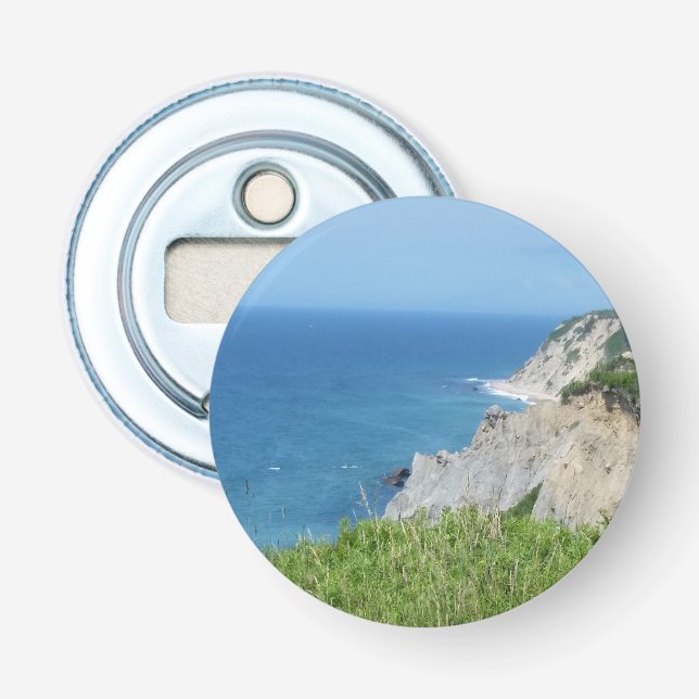 Block Island Bluffs - Block Island, Rhode Island Bottle Opener (Front)