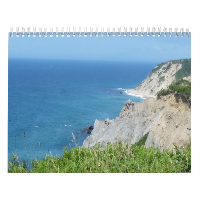 Block Island Bluffs - Block Island, Rhode Island Calendar (Cover)
