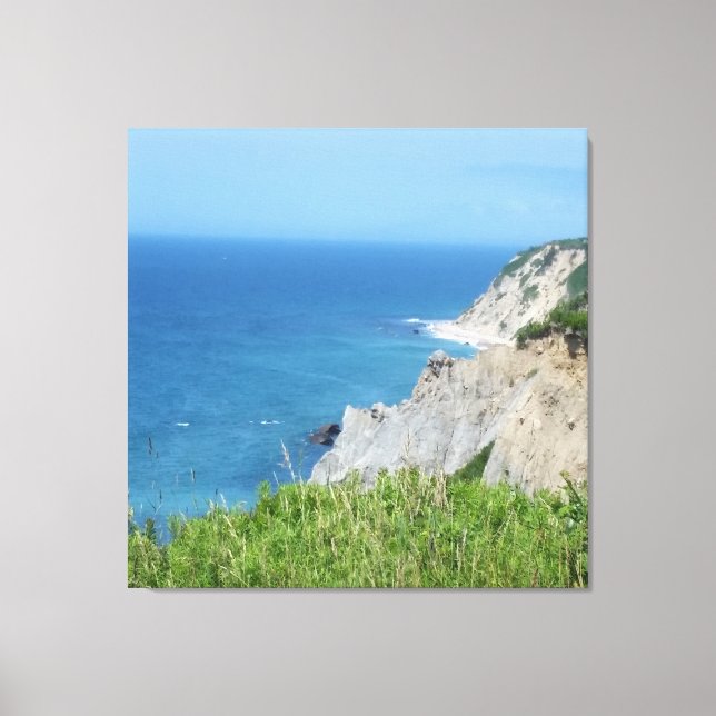 Block Island Bluffs - Block Island, Rhode Island Canvas Print (Front)