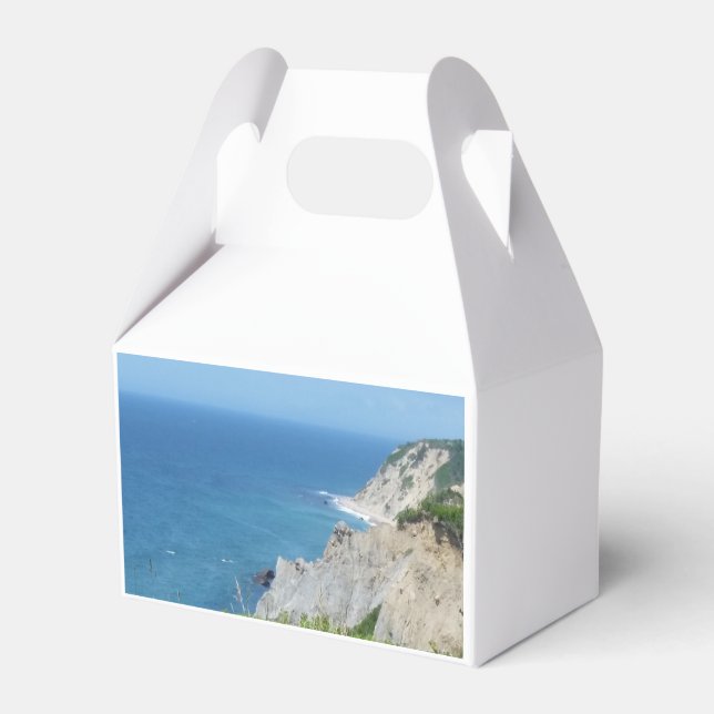Block Island Bluffs - Block Island, Rhode Island Favor Box (Back Side)