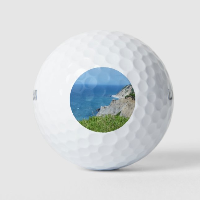 Block Island Bluffs - Block Island, Rhode Island Golf Balls (Front)