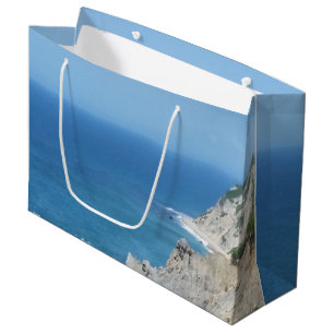 Block Island Bluffs - Block Island, Rhode Island Large Gift Bag
