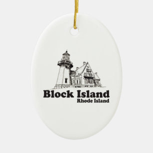 Block Island. Ceramic Ornament