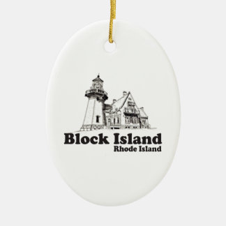 Block Island. Ceramic Ornament
