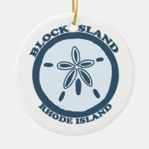 Block Island. Ceramic Ornament