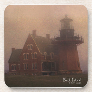 Block Island Lighthouse Coaster