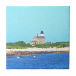 Block Island North Light Tile